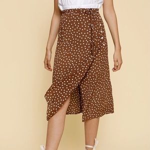 Rouje Gloria Wrap skirt